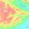 Tinzouline topographic map, elevation, terrain