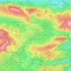 Val-de-Dagne topographic map, elevation, terrain