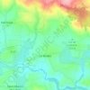 Le Bodéo topographic map, elevation, terrain