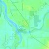 Aroma Park topographic map, elevation, terrain