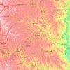 延川县 topographic map, elevation, terrain