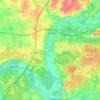 Noyen-sur-Sarthe topographic map, elevation, terrain