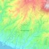 Bungbulang topographic map, elevation, terrain