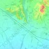 Manzano topographic map, elevation, terrain