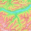 Bezirk Innsbruck-Land topographic map, elevation, terrain