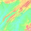 Alto Paraguai topographic map, elevation, terrain
