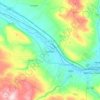 Town of Frankfort topographic map, elevation, terrain