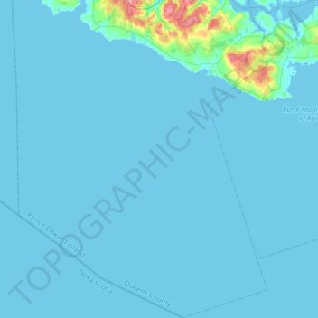 Argyle Shore topographic map, elevation, terrain