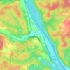 Big Island topographic map, elevation, terrain