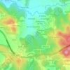 Lira topographic map, elevation, terrain