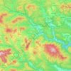 Alland topographic map, elevation, terrain