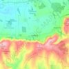 Fulking topographic map, elevation, terrain