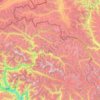 Hunza topographic map, elevation, terrain