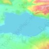 Lago Villarrica topographic map, elevation, terrain