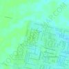Bairro Pôr do Sol topographic map, elevation, terrain