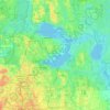 Seminole County topographic map, elevation, terrain