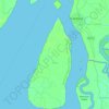Sagar topographic map, elevation, terrain