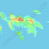 Isla de Culebra topographic map, elevation, terrain
