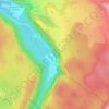 La Frasnée topographic map, elevation, terrain