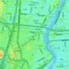 Nihonbashi bakurocho topographic map, elevation, terrain