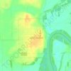 St. Francisville topographic map, elevation, terrain