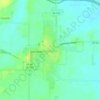Poseyville topographic map, elevation, terrain