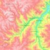 Chuquibambilla topographic map, elevation, terrain