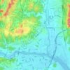 Jung-gu topographic map, elevation, terrain