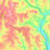 Shanor-Northvue topographic map, elevation, terrain