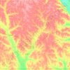 Walthall County topographic map, elevation, terrain