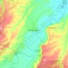 Bergamasco topographic map, elevation, terrain