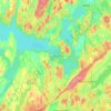 Hiidenvesi topographic map, elevation, terrain