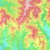 Lucerame topographic map, elevation, terrain