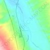 Mammoth topographic map, elevation, terrain