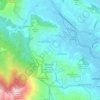 Kentfield topographic map, elevation, terrain