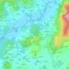 Paradela topographic map, elevation, terrain
