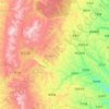 交口县 topographic map, elevation, terrain