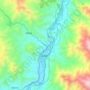 攀莲镇 topographic map, elevation, terrain