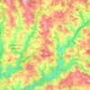 Eyburie topographic map, elevation, terrain