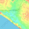 Allansford topographic map, elevation, terrain