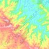 Rio Rufino topographic map, elevation, terrain