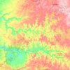 Passos Maia topographic map, elevation, terrain