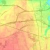 Elyria Township topographic map, elevation, terrain