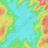 Mashagama Lake topographic map, elevation, terrain