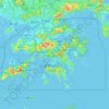 Hongkong topographic map, elevation, terrain