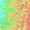 North Santiam River topographic map, elevation, terrain
