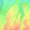 Schmiechen topographic map, elevation, terrain