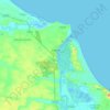 Fortim topographic map, elevation, terrain