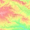 Red River County topographic map, elevation, terrain