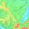 Longtan District topographic map, elevation, terrain